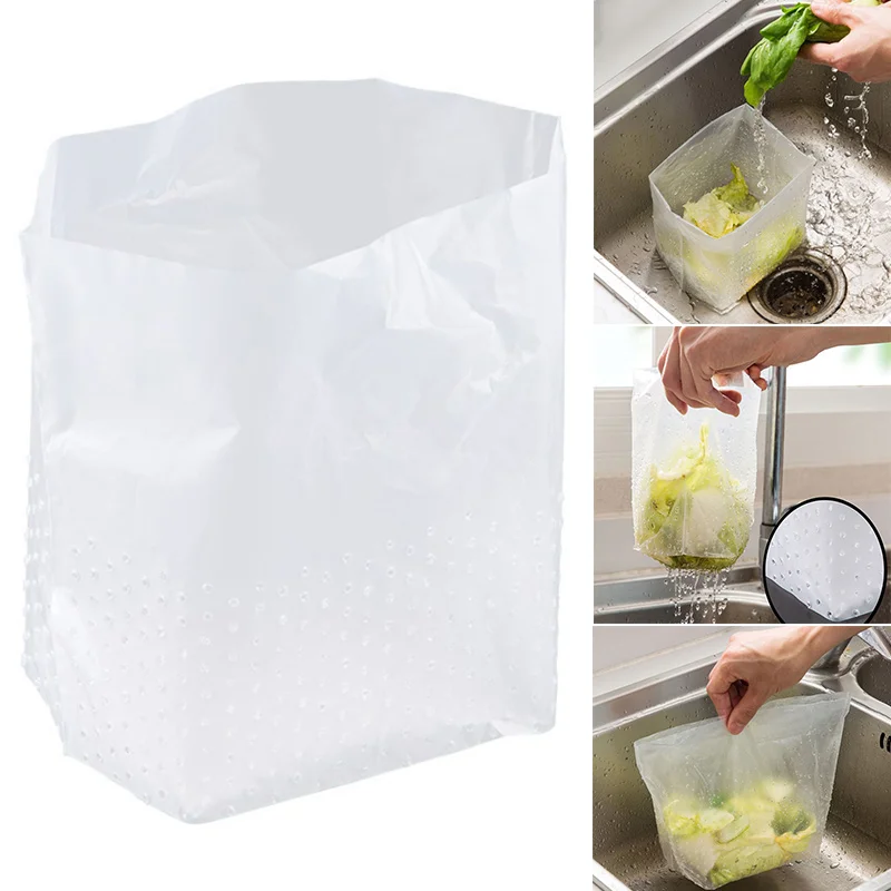 Горячий фильтр для кухонной раковины 30 шт. экрана мешки мусора сетчатый мешок