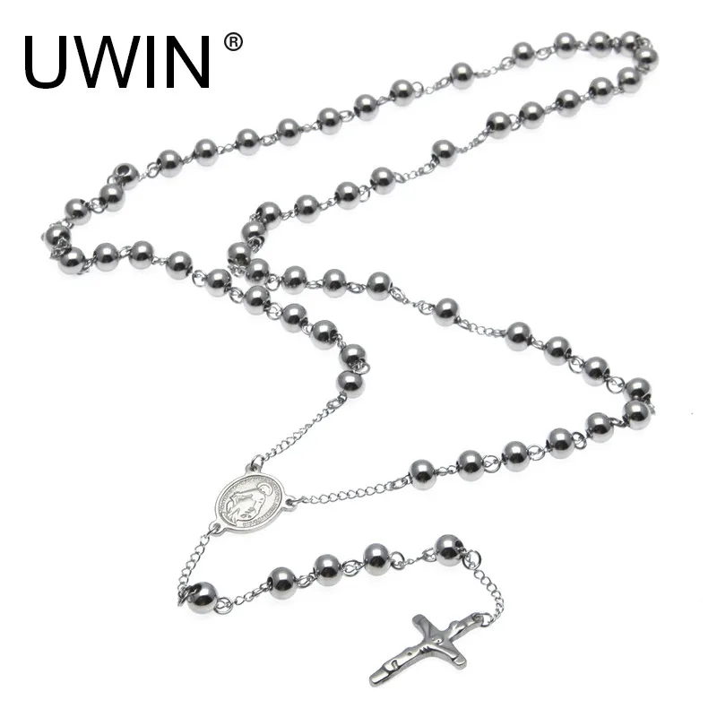 UWIN Религиозная католическая подвеска в виде креста с Иисусом очарование из