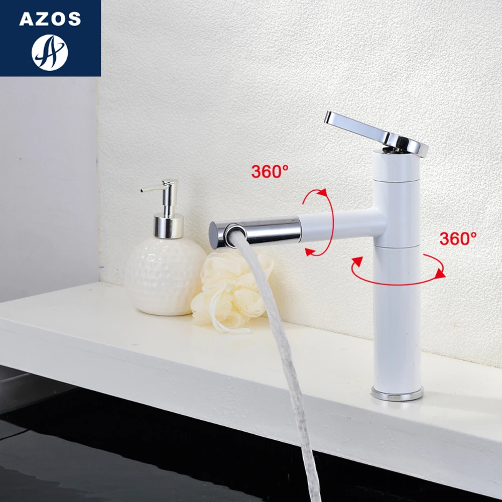 Современный Смеситель для ванной комнаты с одной ручкой и поворотным носиком