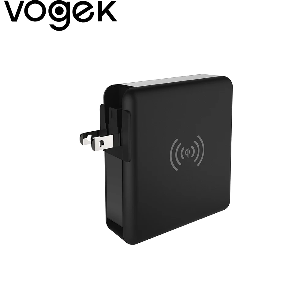 Vogek 3 в 1 портативное зарядное устройство 10 Вт Беспроводное для iPhone Sumsung