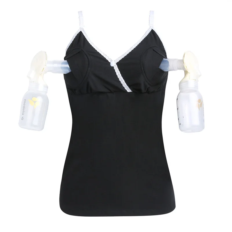 Teenster кормящих топ одежда для матерей молокоотсоса Бесплатная руки и майки