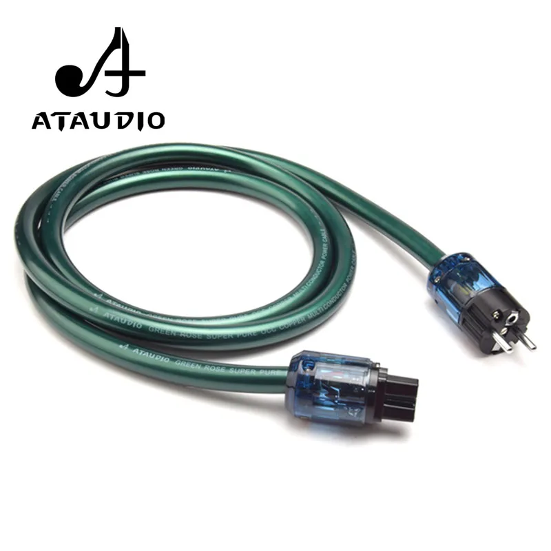 ATAUDIO кабель питания Hi Fi высокочистый OCC шнур с фотоэлементом|Кабели VGA| |