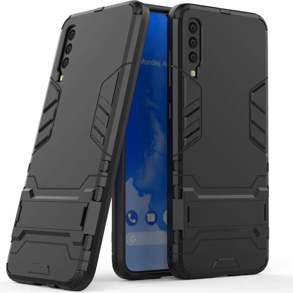 Чехол для Samsung Galaxy A70 6 7 дюйма резиновый силиконовый чехол из ТПУ и ПК броня робота