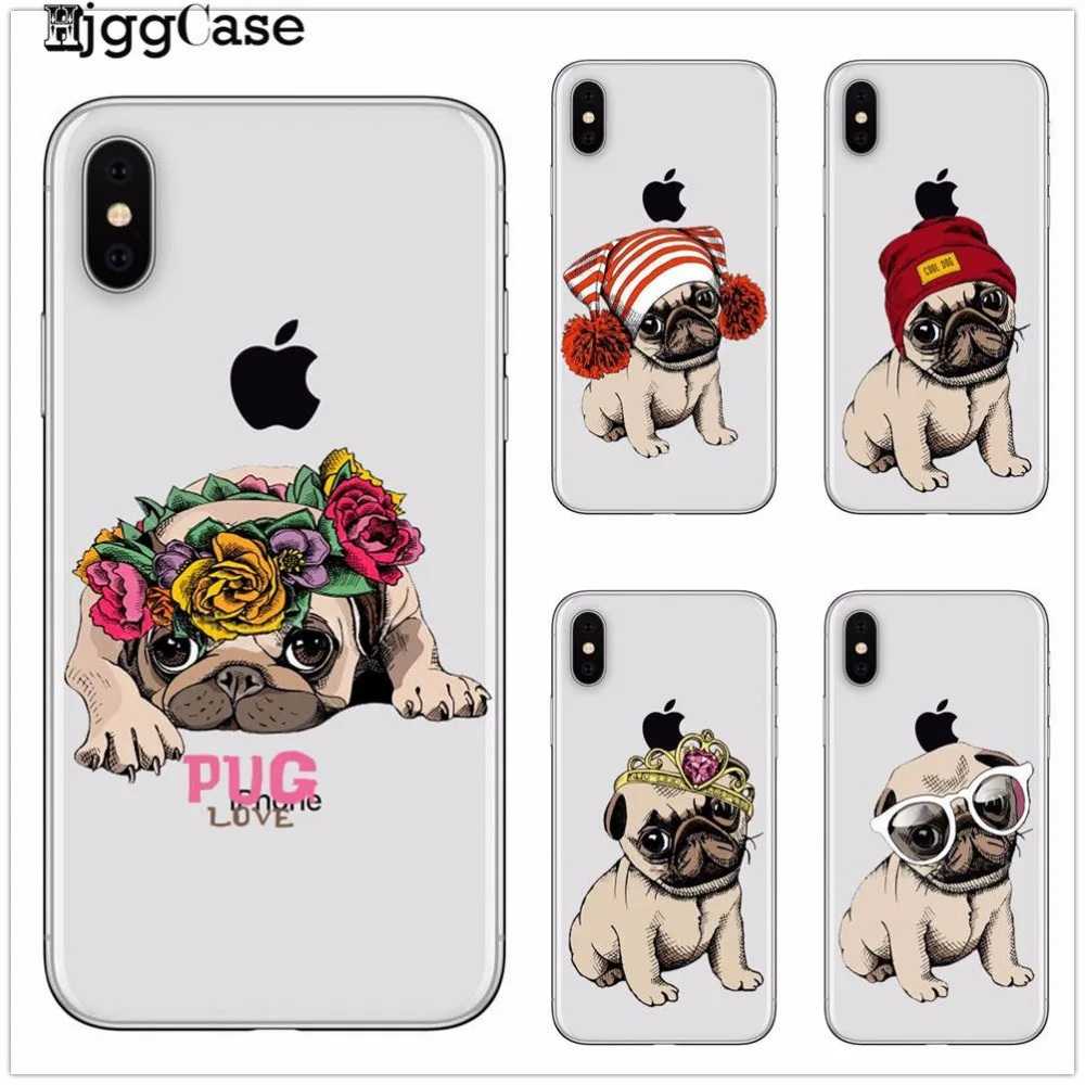 Мягкий чехол для телефона iphone 6 с милой мультяшной собакой защитная задняя крышка