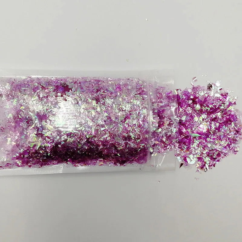 Необычные бумажные блестки в виде ракушек для творчества флаконы ногтей