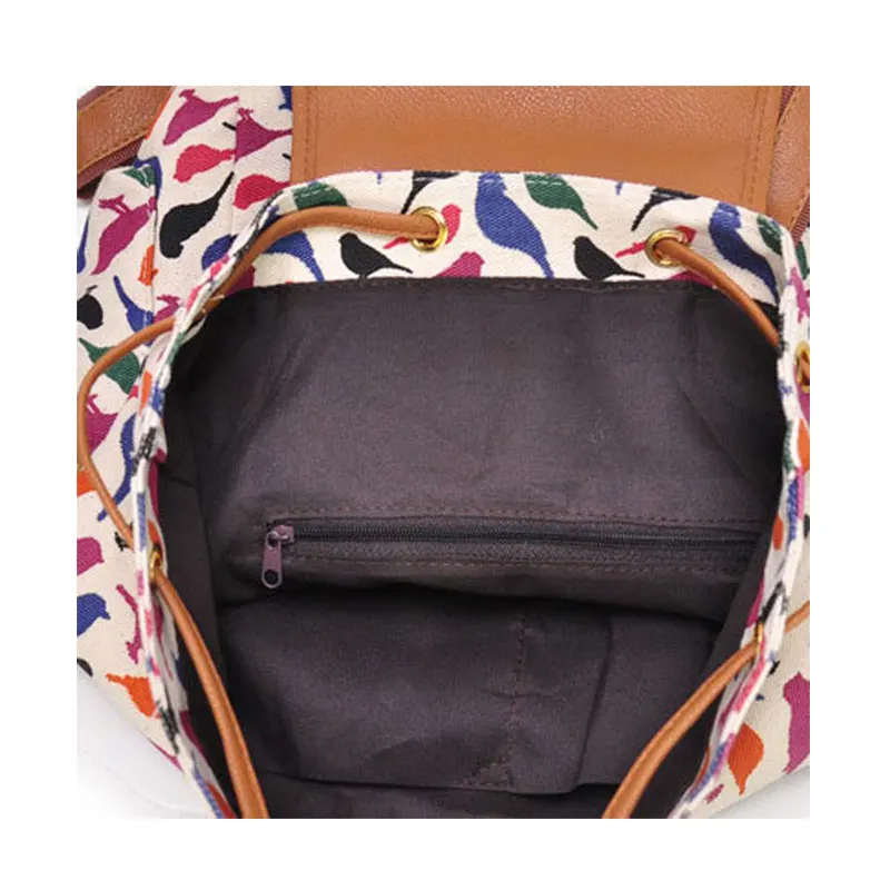 Новые Мягкие Для женщин школьный рюкзак для девочек подростков Холст сумка мешок