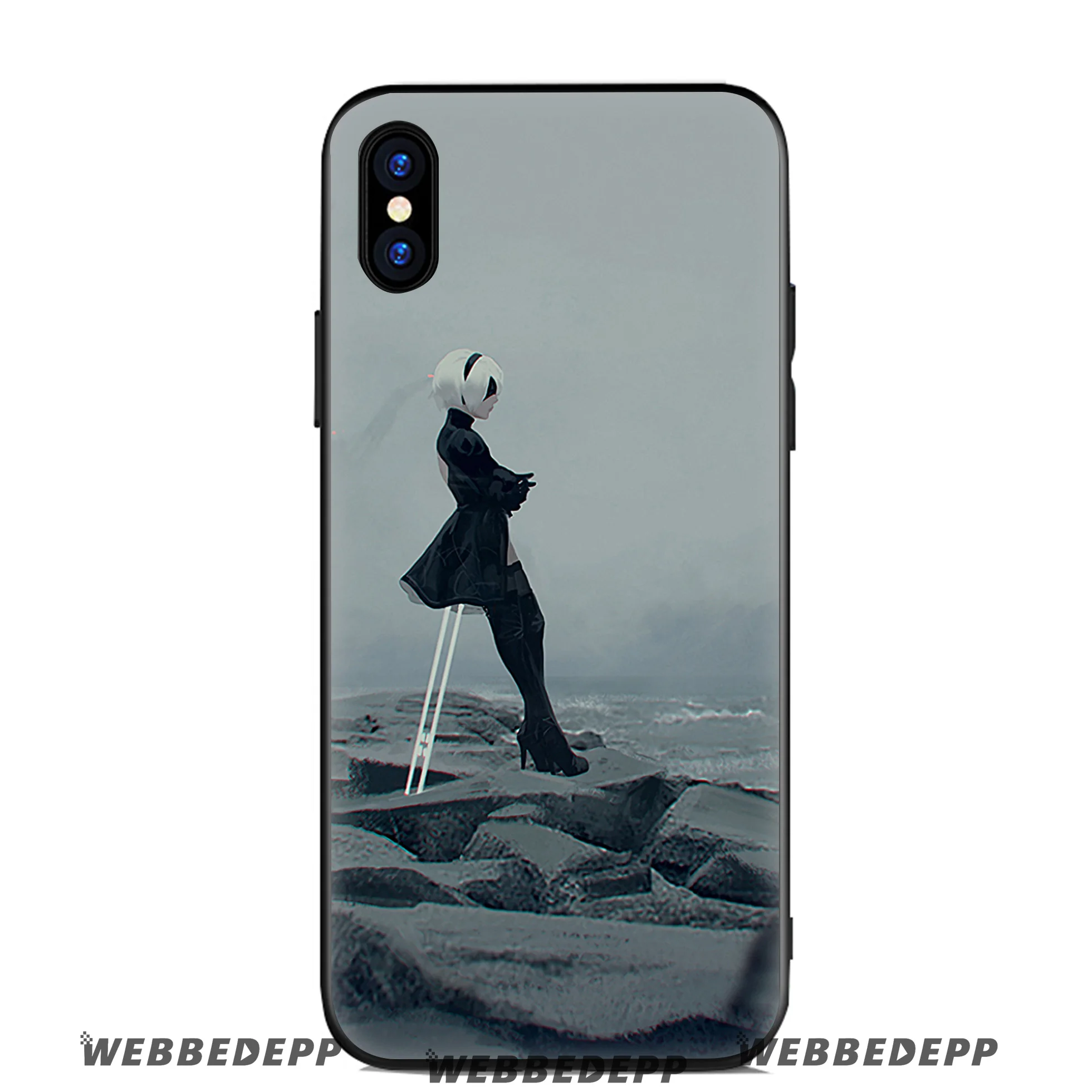 WEBBEDEPP Nier автоматический игровой Мягкий силиконовый чехол для Apple iPhone 11 Pro Xr Xs Max X