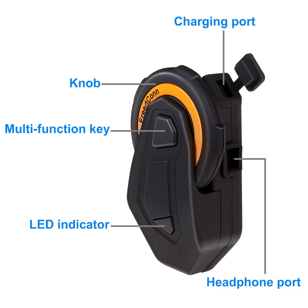2018 The latest T-MAX motorcycle helmet bluetooth headset intercom 6 riders group BT Interphone FM Radio Bluetooth 4.1 | Автомобили и