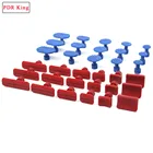 Набор инструментов для ремонта автомобильных вмятин, пластиковые клейкие вкладыши, инструмент для удаления вмятин без покраски, 33 шт.