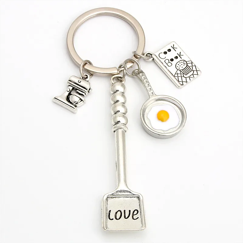 1 шт. Подвеска для выпечки посуда приготовления яичницы брелки ключей кольцо