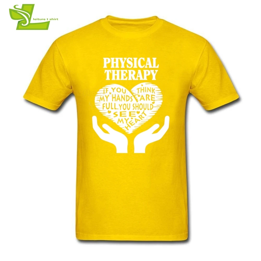 Физиотерапия человек Футболка Индивидуальные свободные футболки мужские