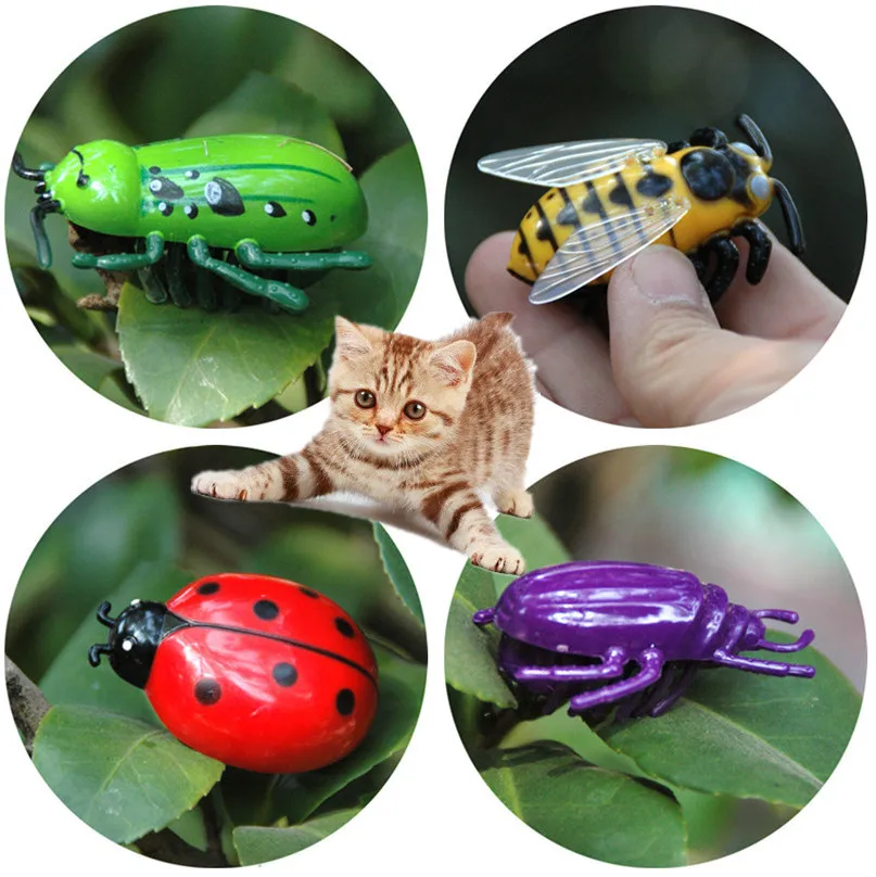 Auto Running Insect Pet Training Interactive Toy For Dog Cat Accessories