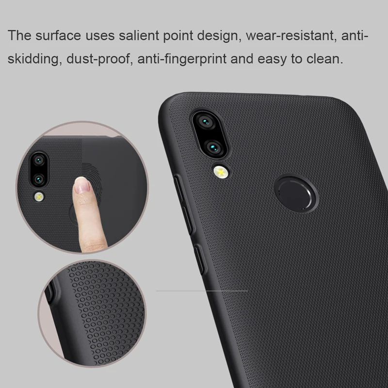 Чехол для redmi 7 6 26 ''NILLKIN матовый PC Жесткий задней панели Подарочный держатель телефона xiaomi pro global
