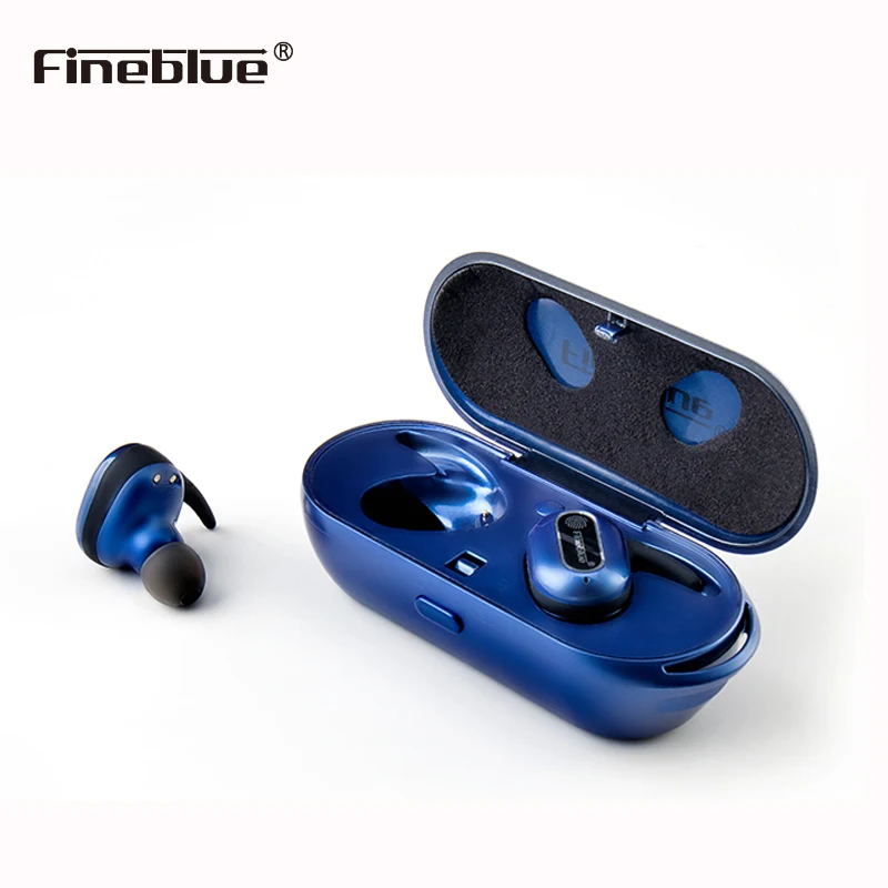 Fineblue R10 наушники-вкладыши TWS с отпечатков пальцев Сенсорный экран Bluetooth наушники HD