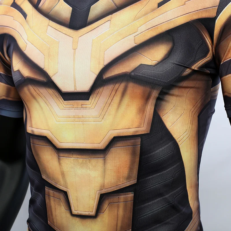Thanos 3D печатных футболки для мужчин Мстители 4 эндигра компрессионная рубашка 2019