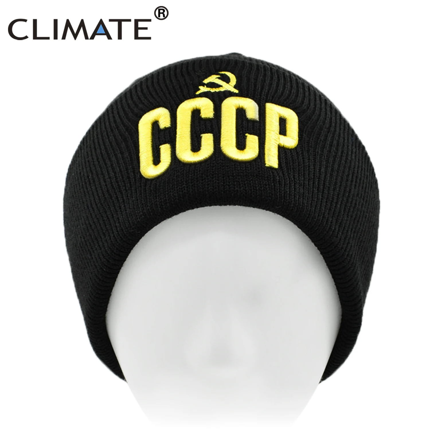Мужская вязаная шапка для мужчин, CCCP, шапка для Советского Союза, зимняя шапка, коммунистические, вечерние, черные, женские, теплые, вязанные, шапка для мужчин и женщин