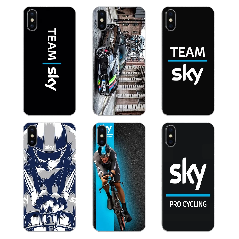 Силиконовый чехол для телефона iPod Touch iPhone 4 4S 5 5S 5C SE 6 6S 7 8 X XR XS Plus MAX Bike Racing Sky Pro Team