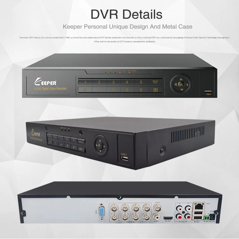 Камера видеонаблюдения 8 каналов 1080P AHD Full HD 5 в 1 поддержка TVI CVI CVBS IP 4|cameras camera|camera
