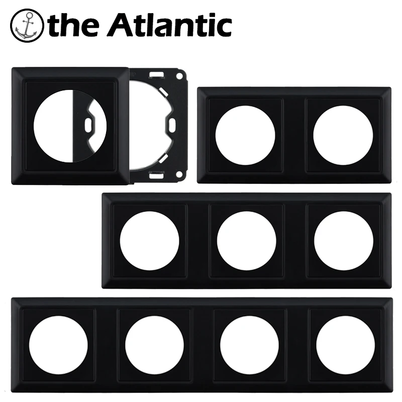 Черная пластиковая панель L1 на заказ для самостоятельной сборки рама настенного