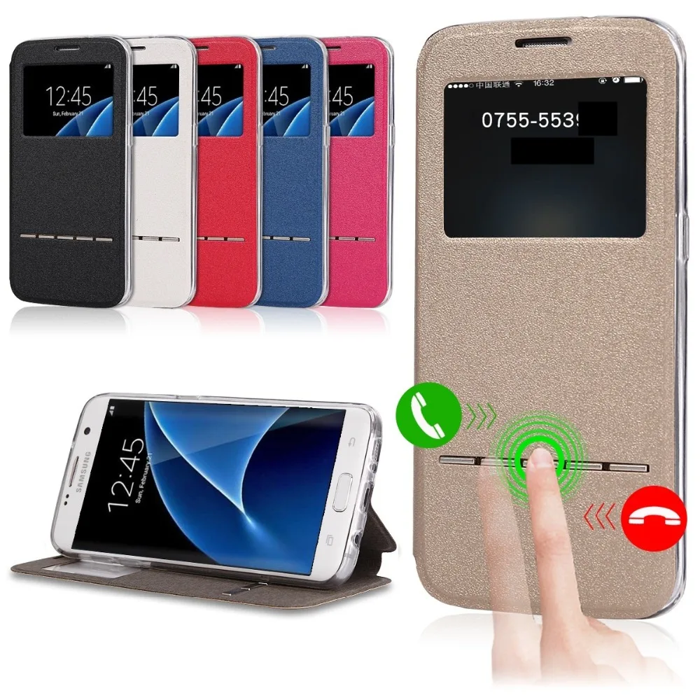 Чехол для Samsung Galaxy Note 2/Note 3/Note 4/Note 5/Note 8 умный флип чехол Мягкий защитный телефона с