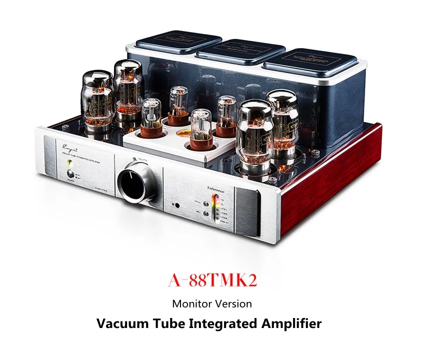 Q-004 Cayin A-88TMK2 версия монитора вакуумная трубка интегрированная AMP TR/UL режим Max45Wx2 смещение ADJ внешняя трубка SEL KT88x4