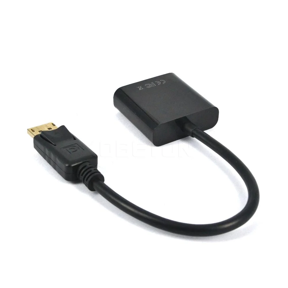 Kebidu 20 см порт дисплея DP к HDMI совместимый конвертер Кабельный адаптер Бесплатный