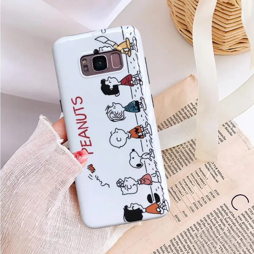 Чехлы YHBBCASES для Samsung S10 Plus милые Мультяшные мягкие силиконовые чехлы с арахисом
