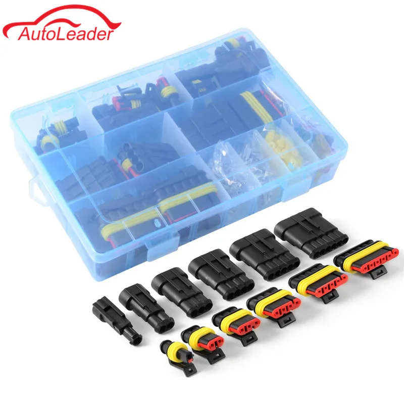 1 компл. AMP Kit 1/2/3/4/5/6 Pin Female Male водонепроницаемый автомобильный электрический
