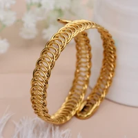 annayoyo one piece wholesale fashion dubai bangle jewelry gold color ethiopian bracelet for women african arab items