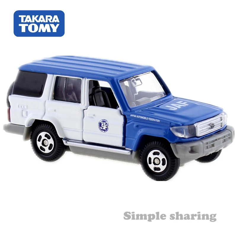 TAKARA TOMY TOMICA No.44 TOYOTA LAND CRUISER JAF SERVICE внедорожник литая детская игрушка коллекционные