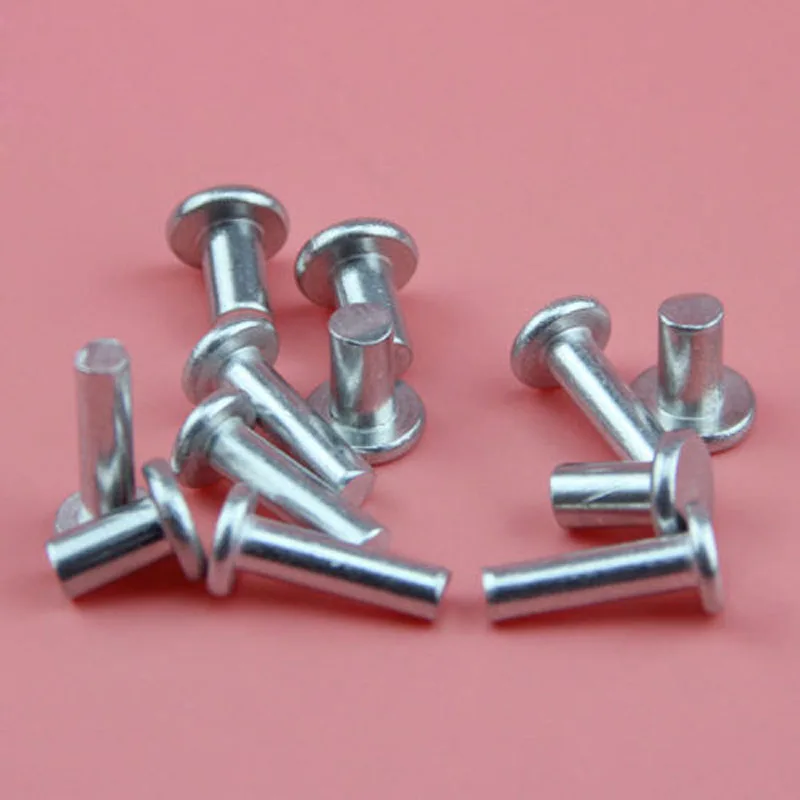 M3 Aluminum Rivets Flat Head Solid Rivet Size 6mm-20mm 100PCS | Обустройство дома