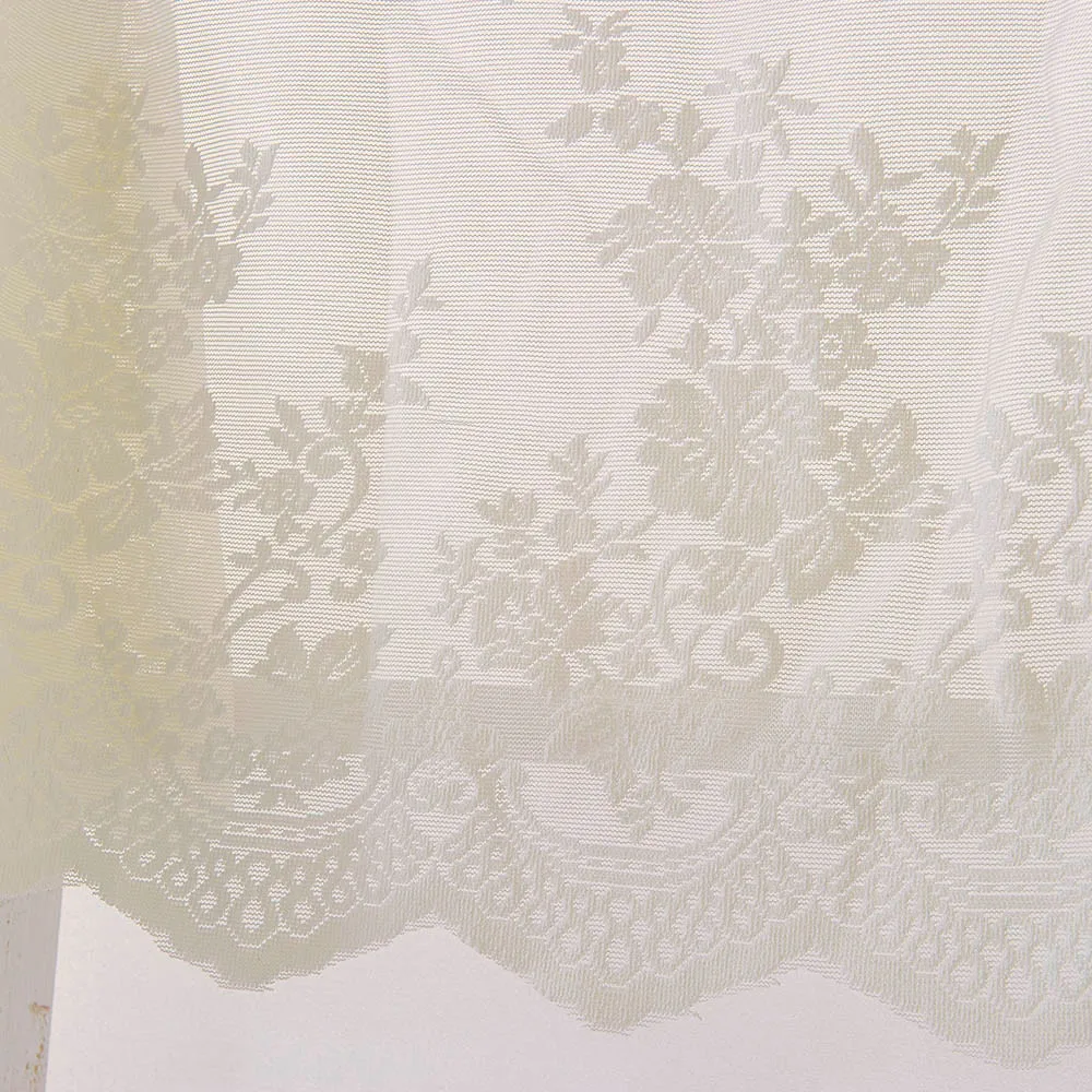 Waffle Woven Textured Curtain Valance European Window Covering Bathroom Water Repellent Living Room Bedroom Curtains Kitchen L4