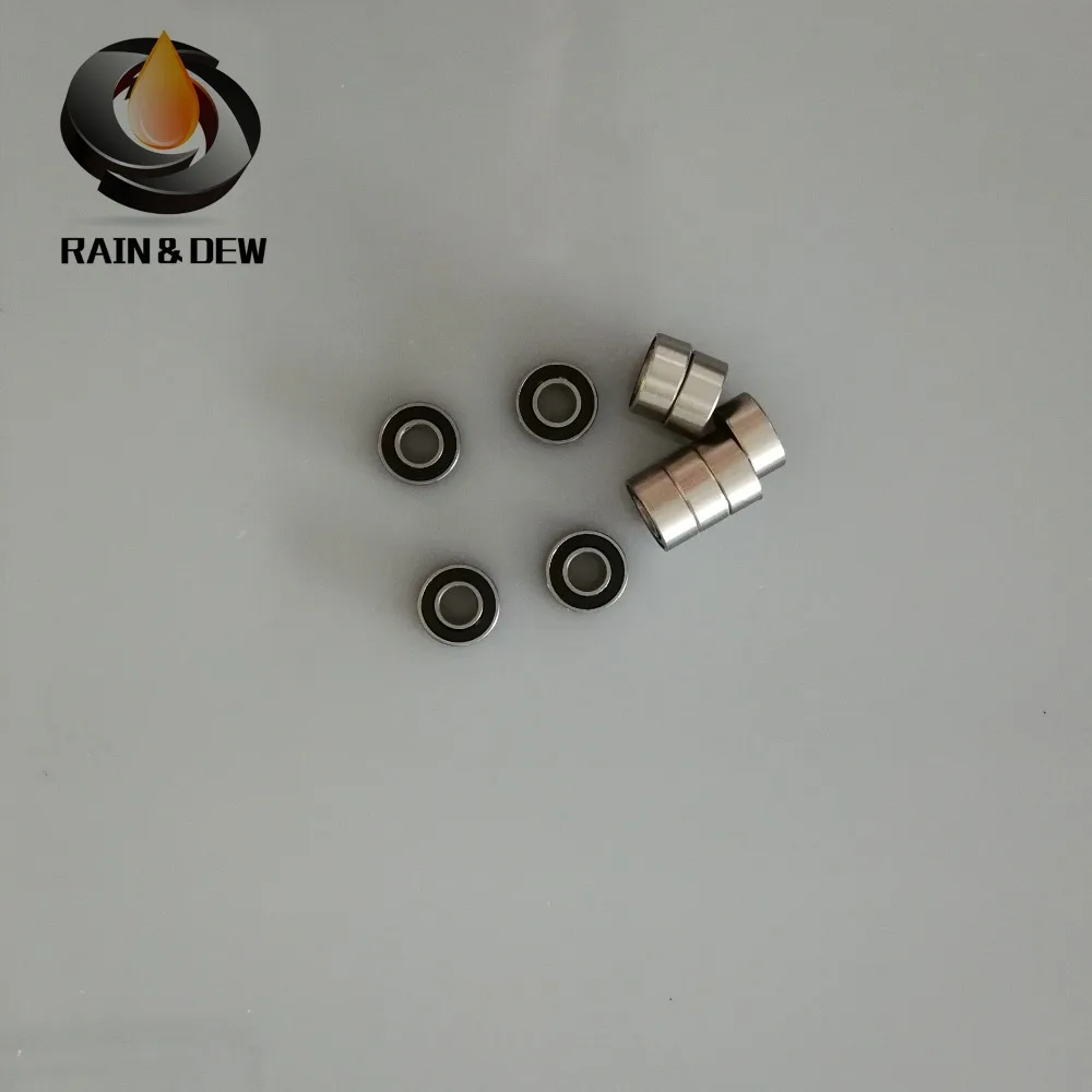 SMR84 2RS Подшипник флейта (10 шт.) 4*8*3 мм миниатюрная модели фонарей с черным