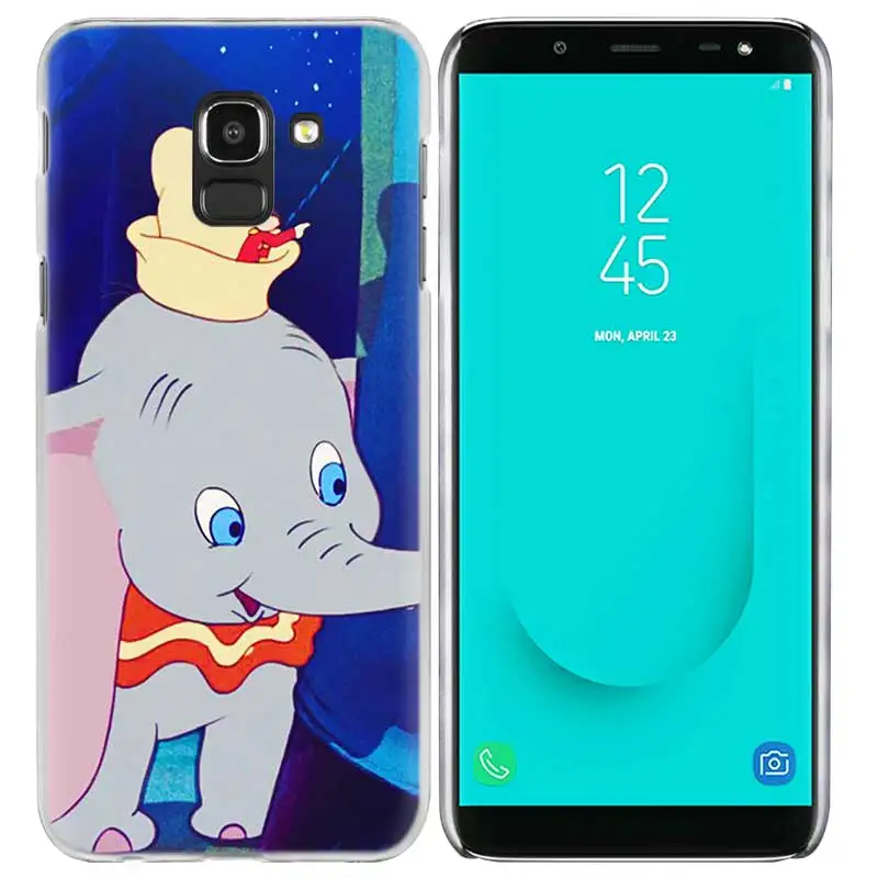 07 Анимация Дамбо чехол КРЫШКА ДЛЯ samsung Galaxy A50 A70 A60 A40 A30 A20e A10 A9 A8 A7 A6 A5 J8 J7 J6 J5 J4 Plus Prime - Цвет: 07