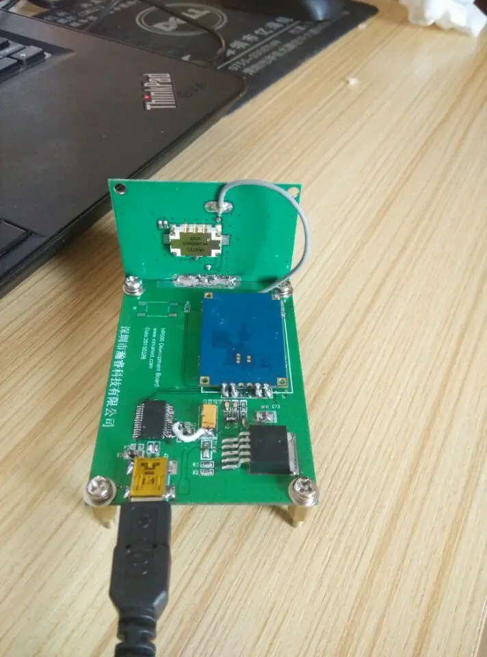 UHF RFID пассивный считыватель модуль комплект с 2dBi антенной USB кабель и Оценка