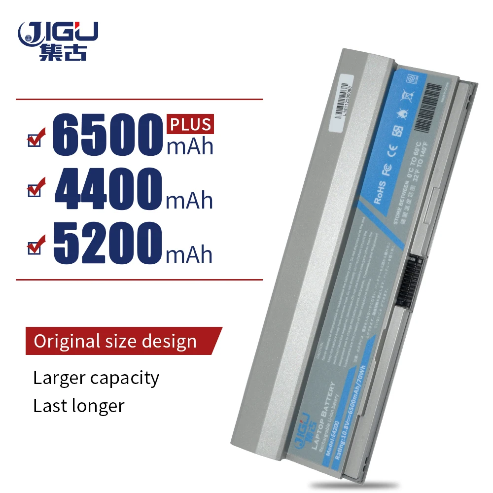 

JIGU 6CELLS Battery For Dell Latitude E4200 00009 312-0864 451-10644 453-10069 F586J R331H R640C R841C W343C W346C X784C Y082C