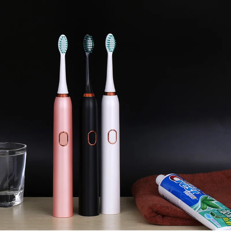 Зубная щетка электрическая звуковая для взрослых с usb зарядкой|Электрические