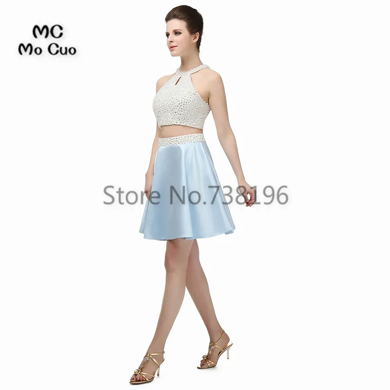 Платье из двух частей 2017 новое платье на бретельках для выпускного вечера