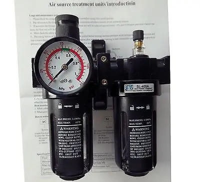 SFC-400 G1/2 ''Пневматический воздушный фильтр Регулятор смазка SL400A BSP 1/2 |