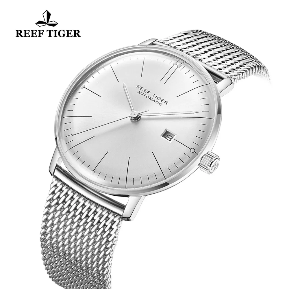 

Reef Tiger/RT Top Brand Luxury New Designer Watch for Men Sapphire Crystral Watch Stainless Steel Strap Automatic Watch RGA8215