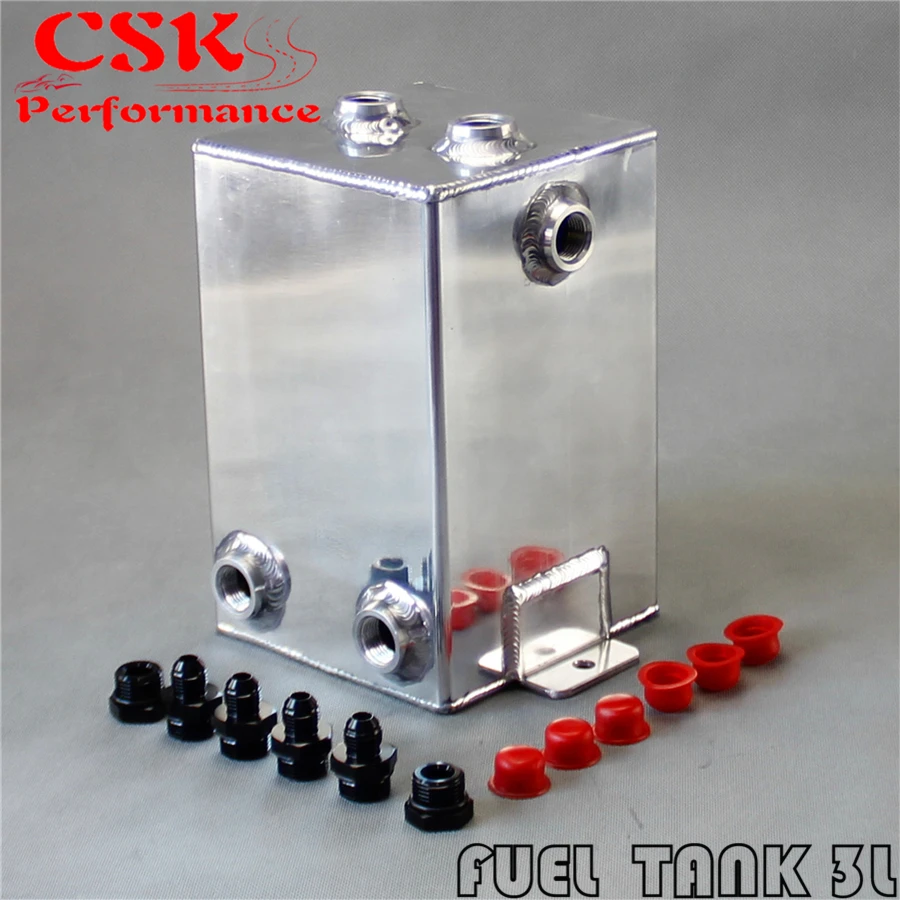 Алюминиевый 3 литровый вихревой горшок 3л топливный полированный сплав резервуар