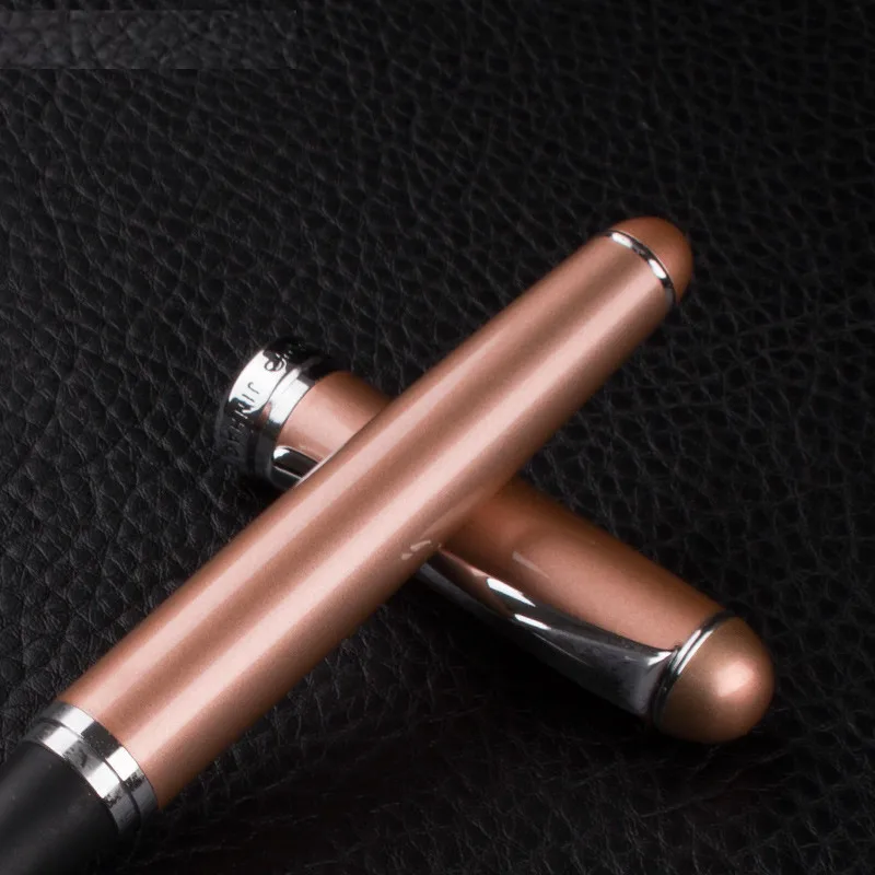 Jinhao 750 розовое золото 15 цветов Ручка-роллер черные/синие чернила роскошные