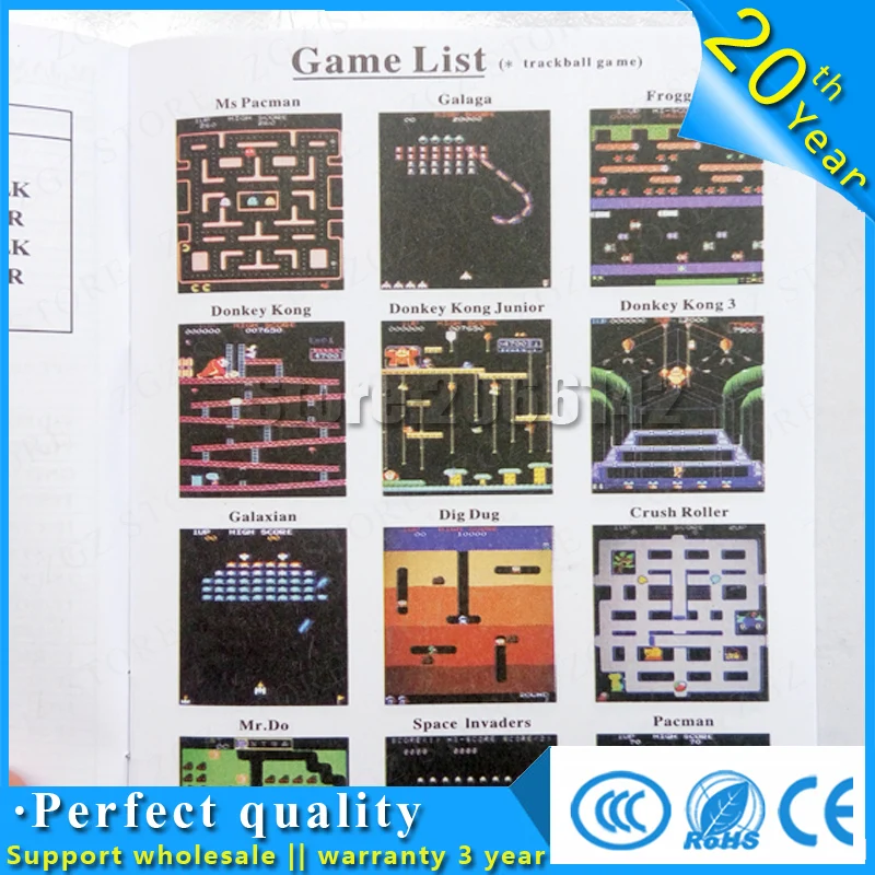 Классическая игровая печатная плата Jamma 60 в 1 для коктейльной аркадной машины или