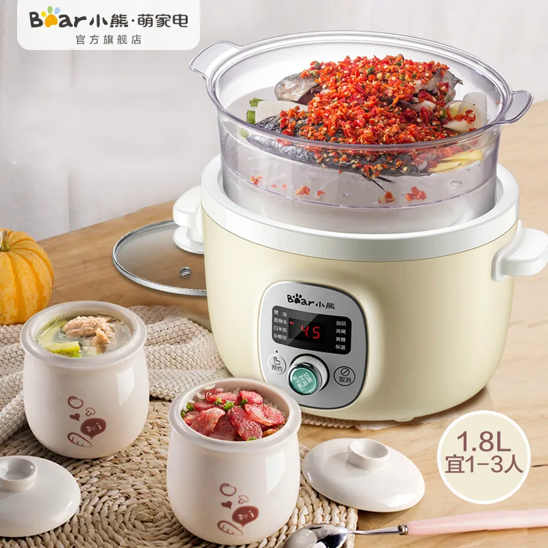 

Bear Electric Stew Pot Automatic Multi-ability Boiler Soup Porridge Stew Cooker