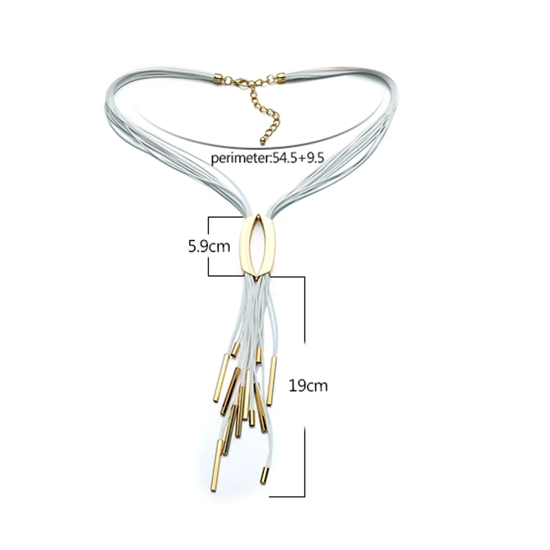Onnea модные женские туфли многослойные цепи кисточкой колье Цепочки и ожерелья