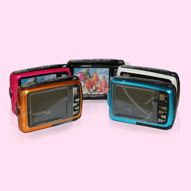 IF045Children's toy digital camera dual - screen video self waterproof IF 045 | Электроника