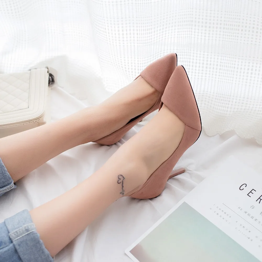 2017 г. Новая модная летняя женская обувь на высоком каблуке с острым носком | Обувь