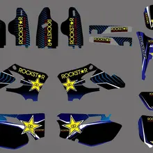 0498 Star NEW TEAM GRAPHICS фоны наклейки для Yamaha WR250F WR450F WRF250 WRF450 2005 2006 WRF 250 450