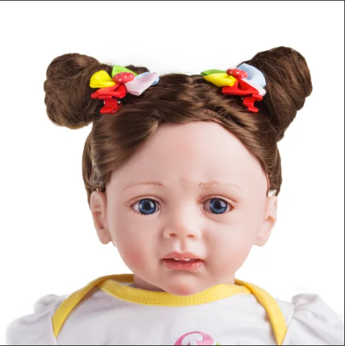 60 см силиконовые виниловые игрушки Reborn Baby Doll для девочек принцесса малыш живые