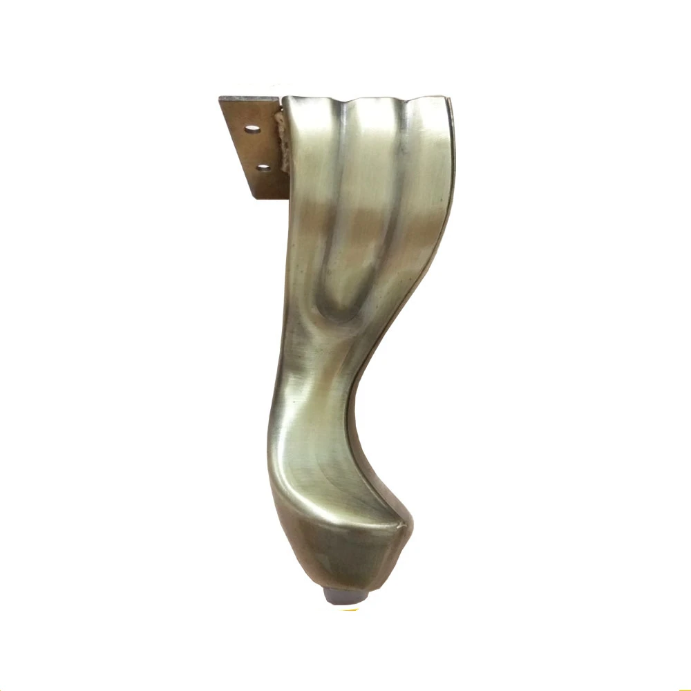 green bronze 4 шт. мебельные ножки с бронзовым покрытием металлические ножки для дивана в форме змеи шкафы ноги кровать ТВ ножки шкафа 14 см высота - Цвет: green bronze
